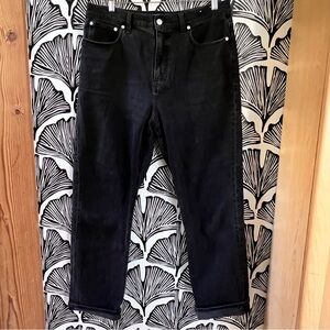 Madewell 90’s Straight Black Jeans Size 31